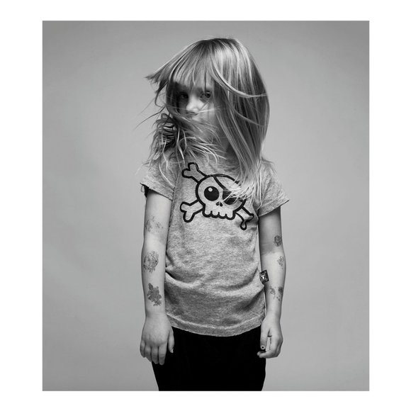 Nununu Skull T-Shirt Grey - Picture 2 of 2